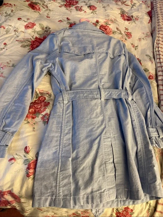 Polo by Ralph Lauren Light Blue Trench Coat